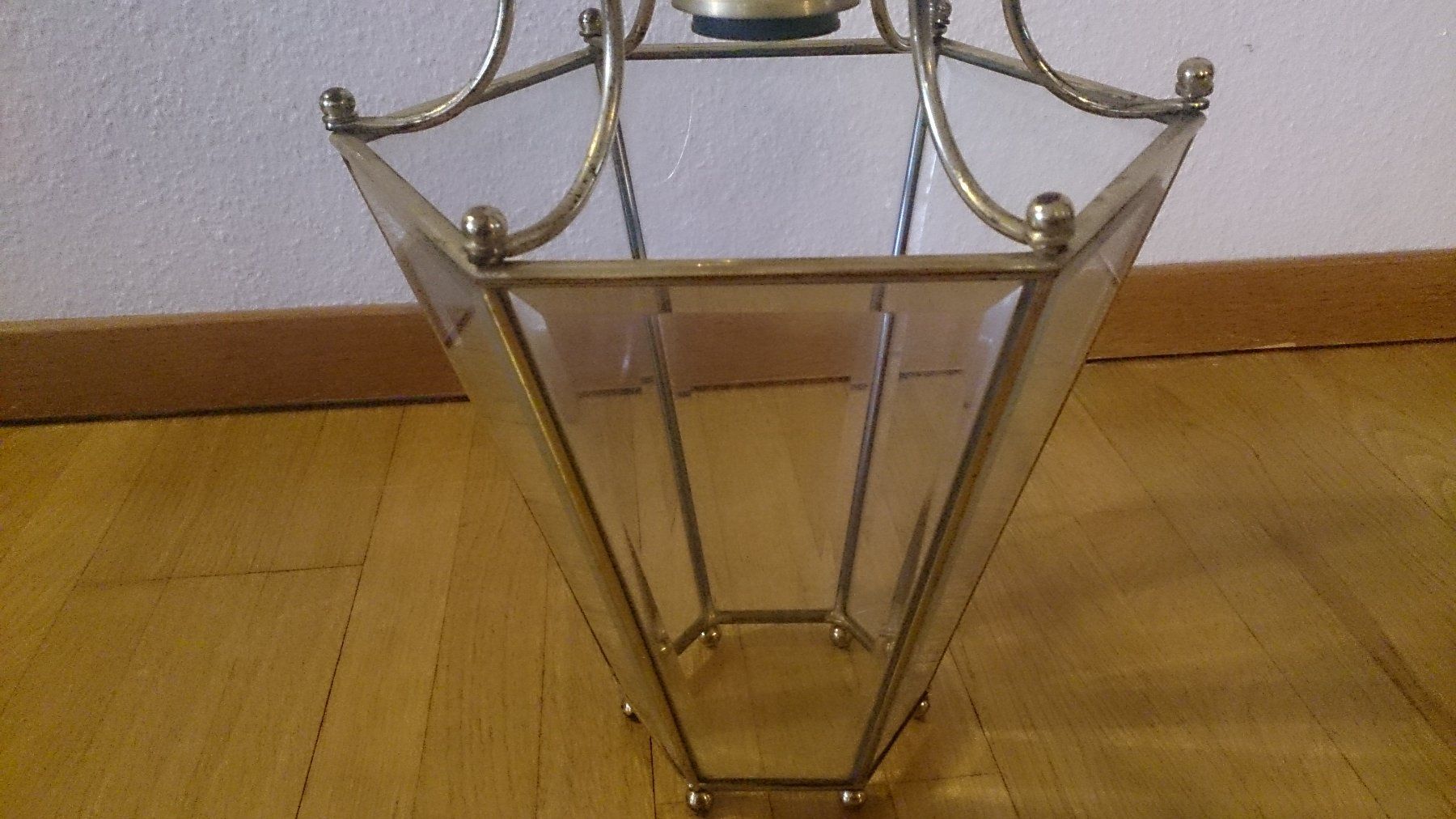 Lampadari & plafoniere: Antike Luzerne Hängelampe mit Kristallglass – Usato da Muri b. Bern venduto da GoldenButton 1