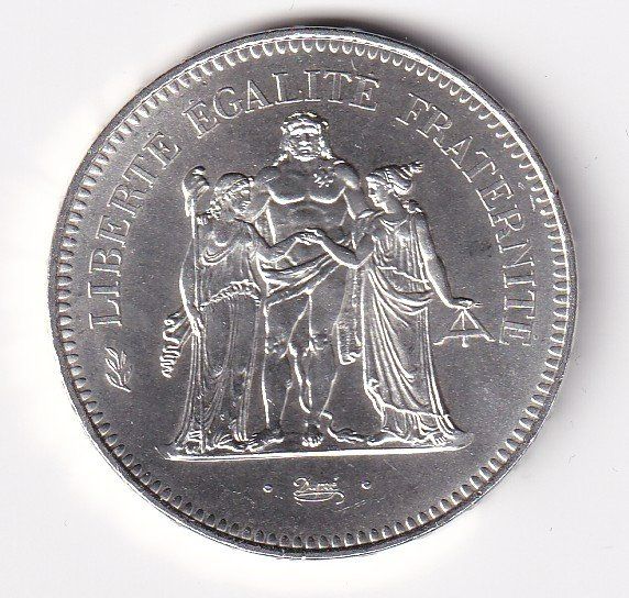 Frankreich 50 ffr Hercule 1979 vorz-unz (Gebraucht) in Neuchâtel für ...