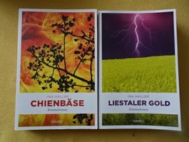 8 Bücher zur Wahl CH-Krimis Ina Haller Aargau/Umgebung