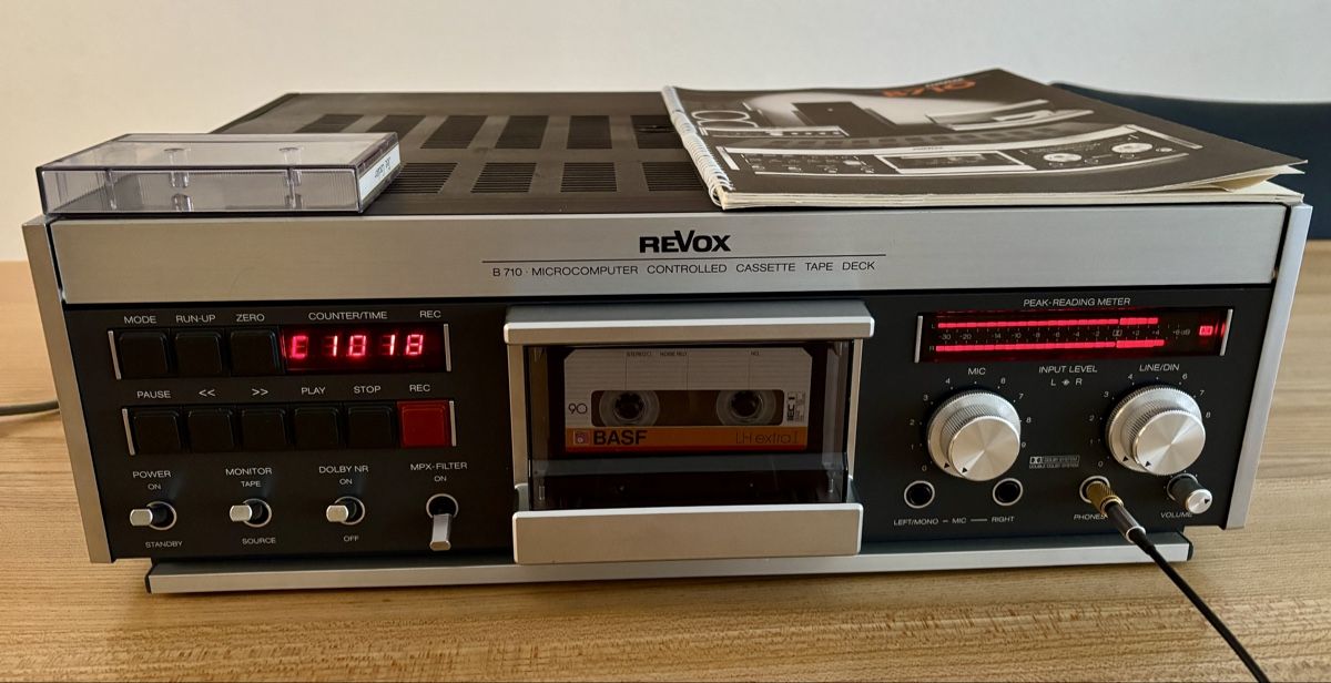 Revox Apparecchi a nastro: Kassettentape REVOX B 710 MK l – Usato da Schaffhausen venduto da Transistor