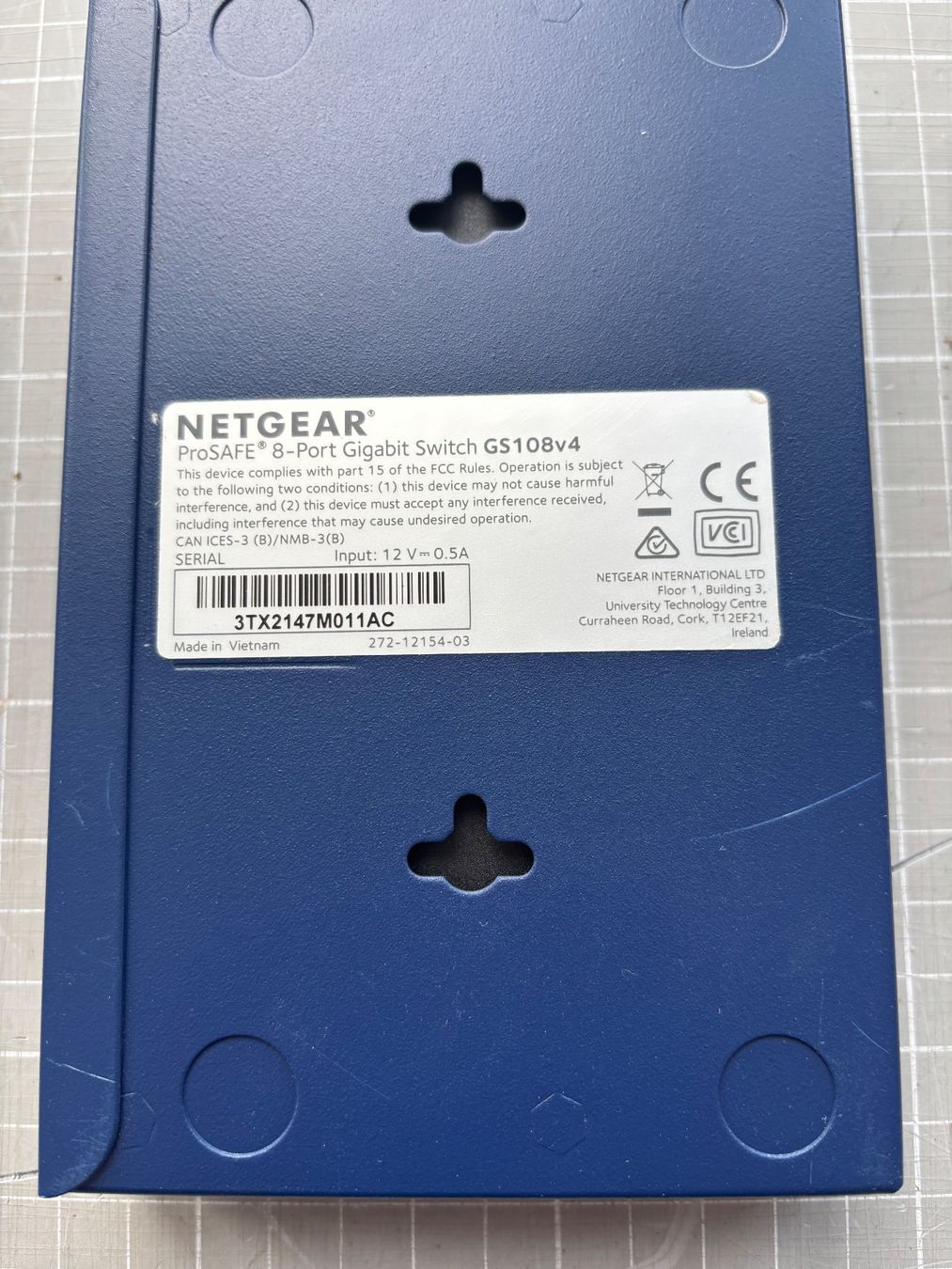 Netgear Hub & Switch: Switch Netgear GS108 – Usato da Flawil venduto da Pirar 1