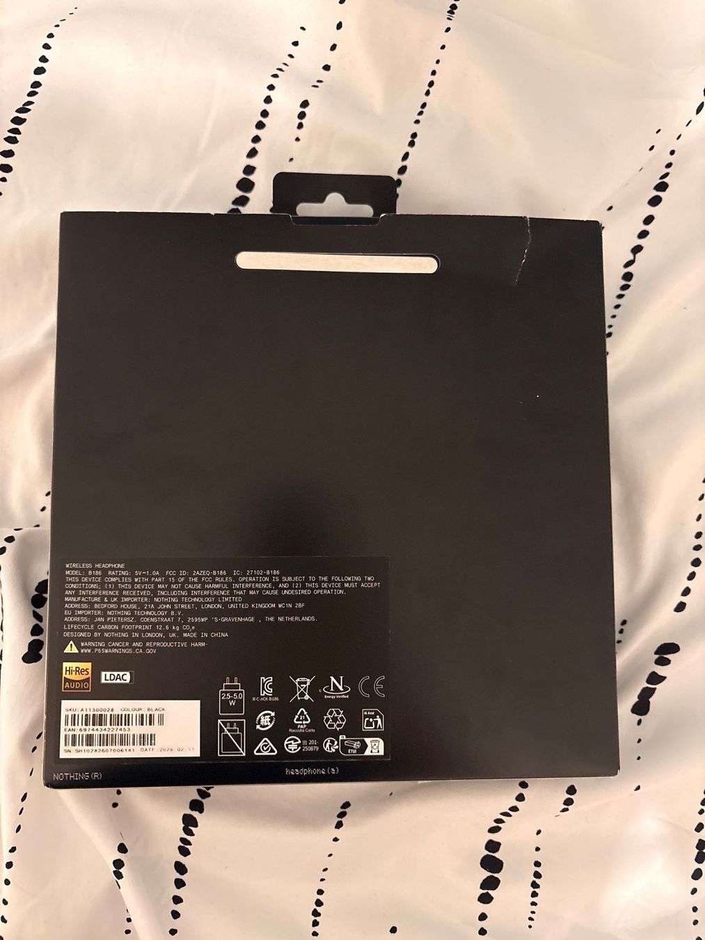 Nothing Cuffie: Kopfhörer NOTHING Headphones (a) schwarz – Usato da Dietikon venduto da Lidija0 5