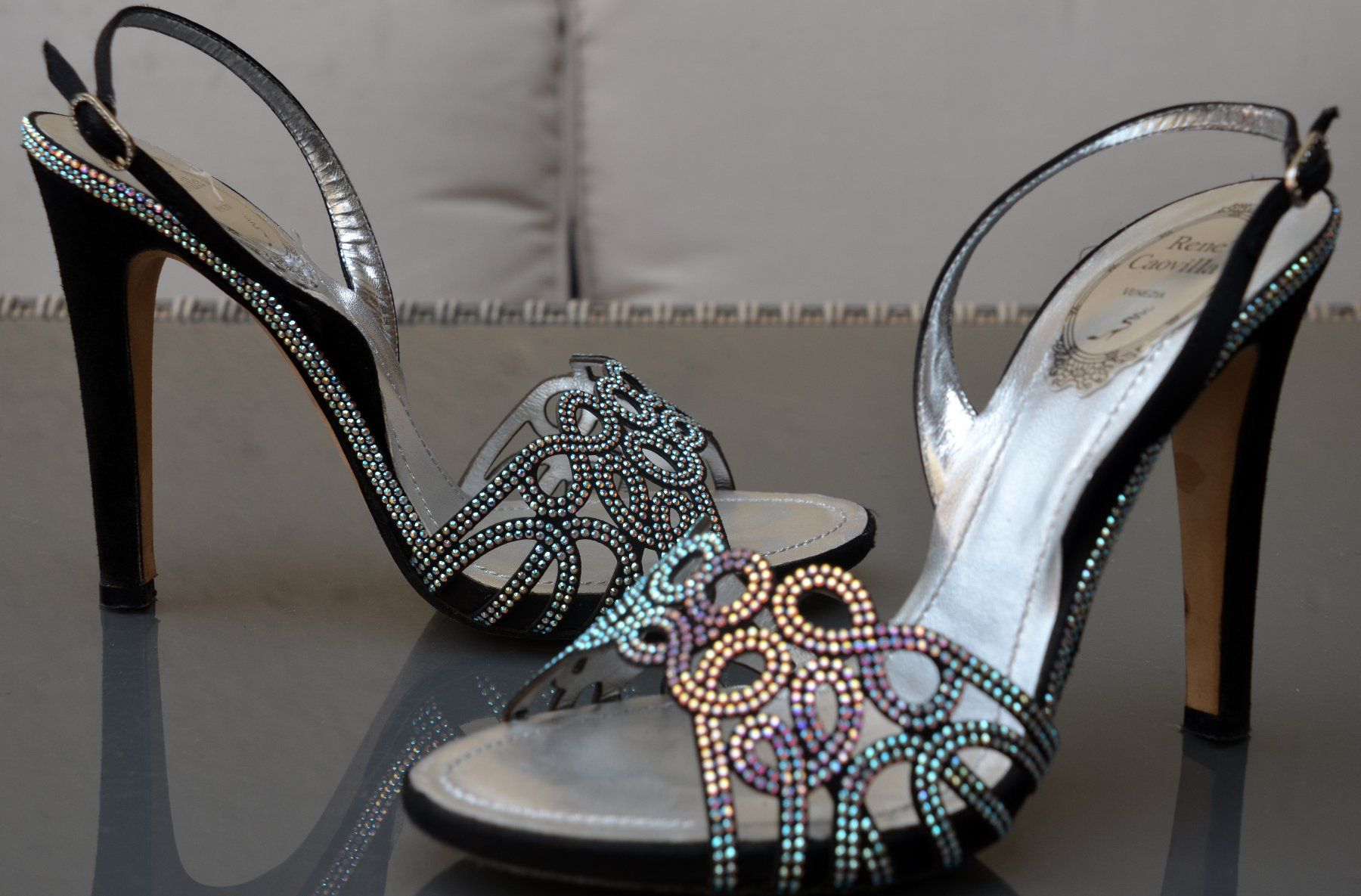 René Caovilla Scarpe da donna: Rene Caovilla Sandalen / sandales .38 – Usato da Collonges venduto da arashee 3