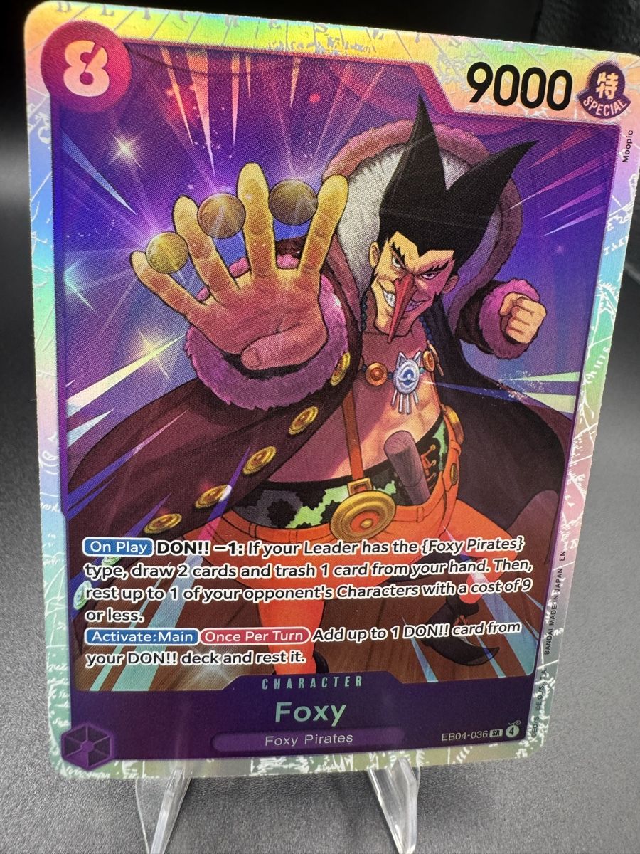 Bandai Carte collezionabili: Foxy EB04 036 NM – Nuovo (secondo la descrizione) da Solduno venduto da OPHunters