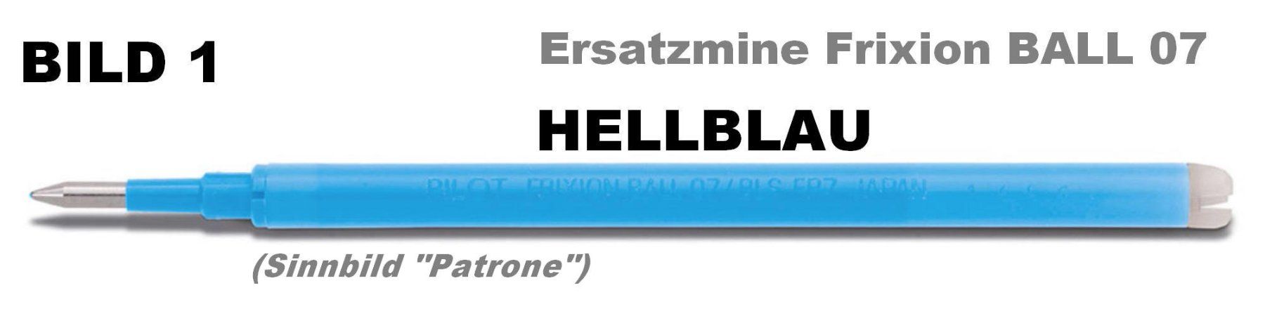 Pilot Stifte & Marker: Pilot ERSATZMINE Refill ** Frixion Ball 07 ** HELLBLAU – Neu (gemäss Beschreibung) aus Strengelbach von Mozi1