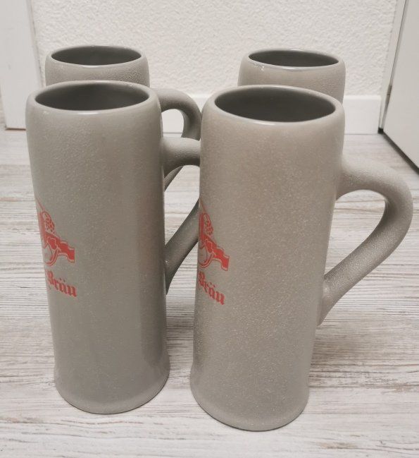 Bicchieri: Müller Bräu Bierkrüge, 4 Stk. – Nuovo (secondo la descrizione) da Dänikon ZH venduto da Beldiwuffi 1