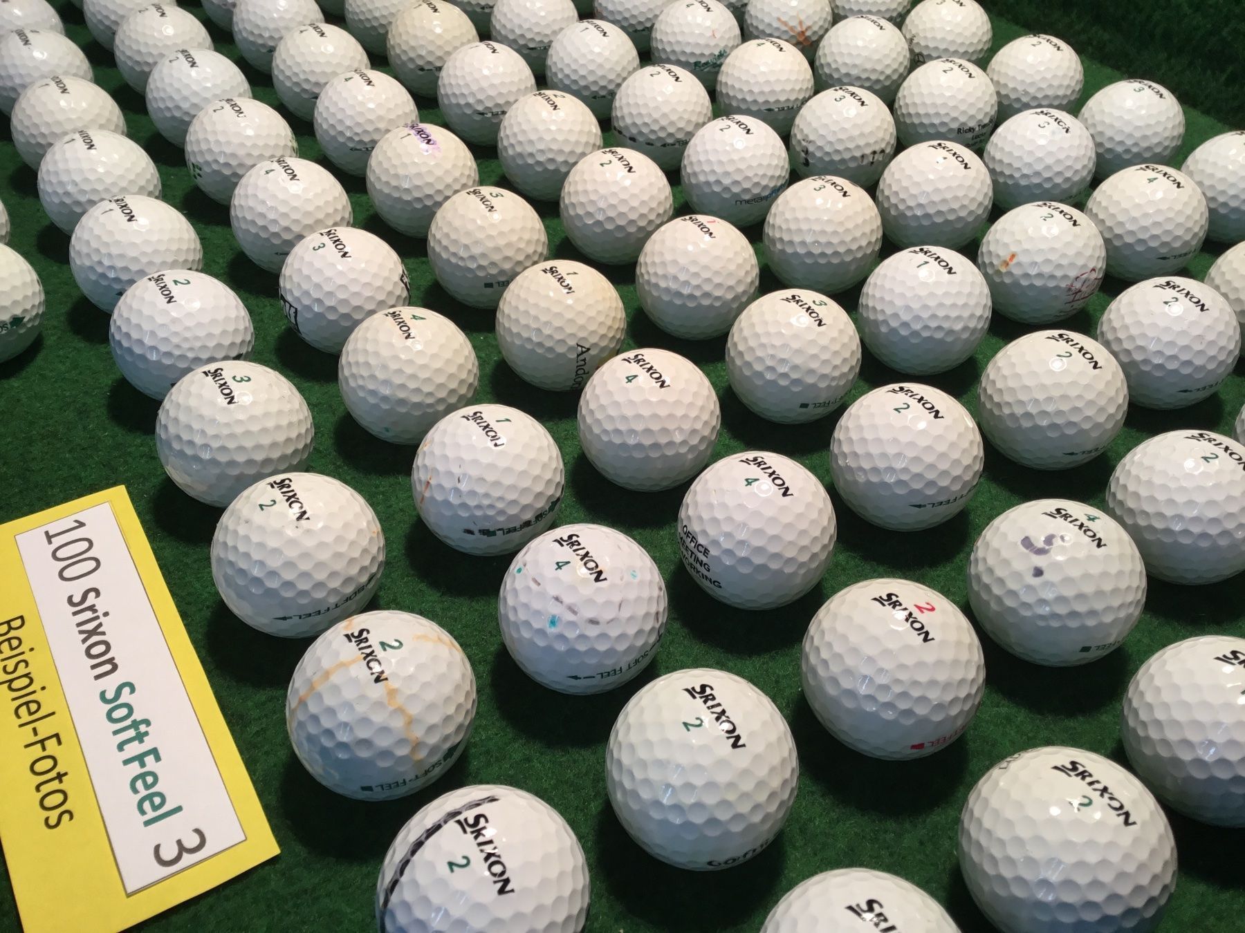 Srixon Palloni: 100 Golfbälle Srixon SoftFeel (mittel) – Usato da Bergdietikon venduto da shimano4 2