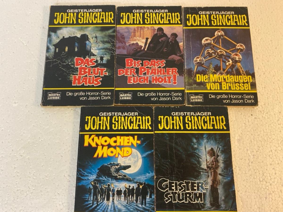 Libri: John Sinclair: Knochenmond & Geistersturm - 5. Romane – Usato da sursee venduto da trilli-tralli