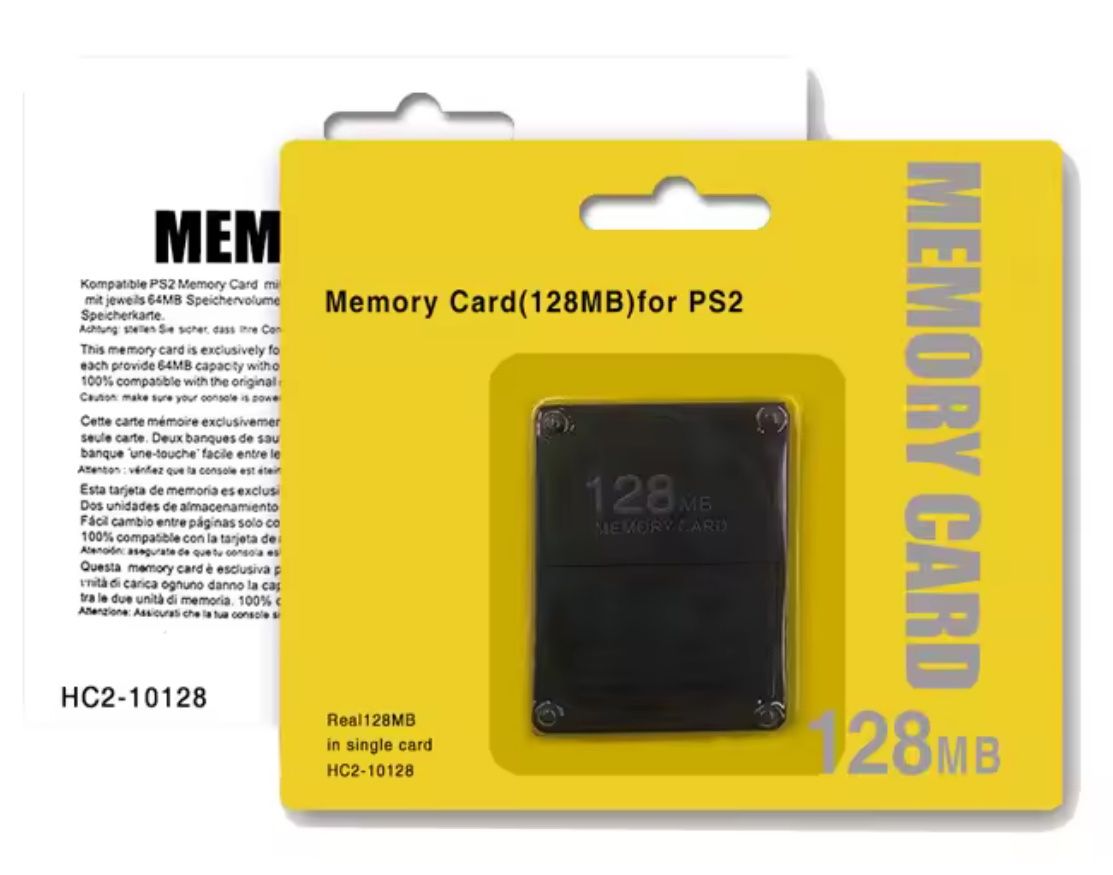 Memory Units & Memory Cards: PS2 Memory Card 128MB Speicherkarte PlayStation – Neu und originalverpackt aus Suhr von SchnapperCH