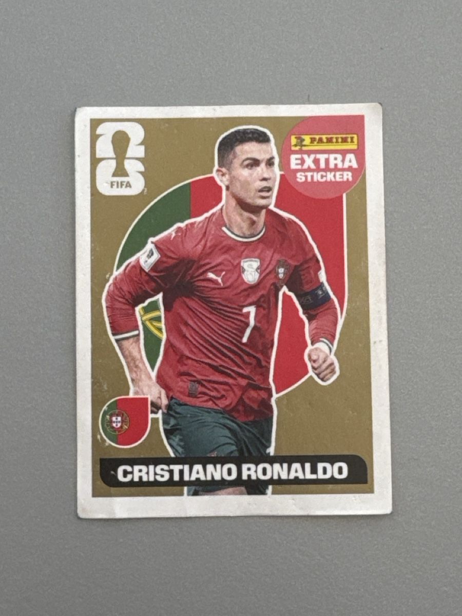 Panini Carte collezionabili: Christiano Ronaldo extra Sticker gold – Usato da Nussbaumen AG venduto da Daniela_82