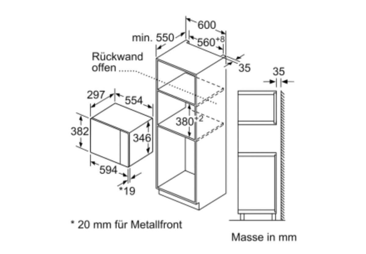 Bosch Appareils de cuisine: Bosch Einbau Mikrowellengerät – Neuf (Voir description) à Thunstetten par noobody 3