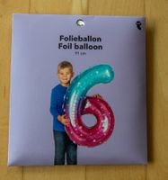 Folienballon Zahl 6