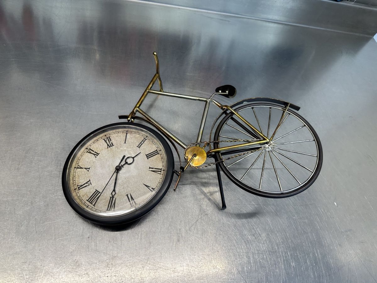 Stand- & Wanduhren: Tischuhr Fahrradform – Gebraucht aus Schwende von  1