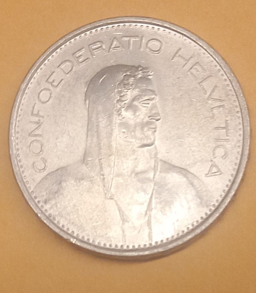 Tutti le monete: 5 fr Svizzera 1967 – Usato da Minusio venduto da epp_cty9 1