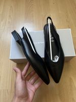 Tamaris Slingpumps schwarz Leder Grösse 41 neuwertig