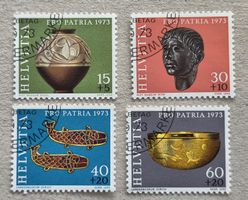 Schweiz 1973 – Pro Patria – Z 158–161 ET