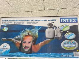 Intex Pool Sandfilterpumpe inkl. Zubehör und Schläuchen
