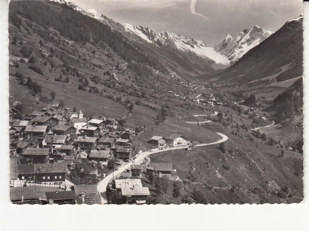 Ansichtskarten: Ferden Flugaufnahme ca. 1950 – Gebraucht aus Bürglen TG von StampGraf