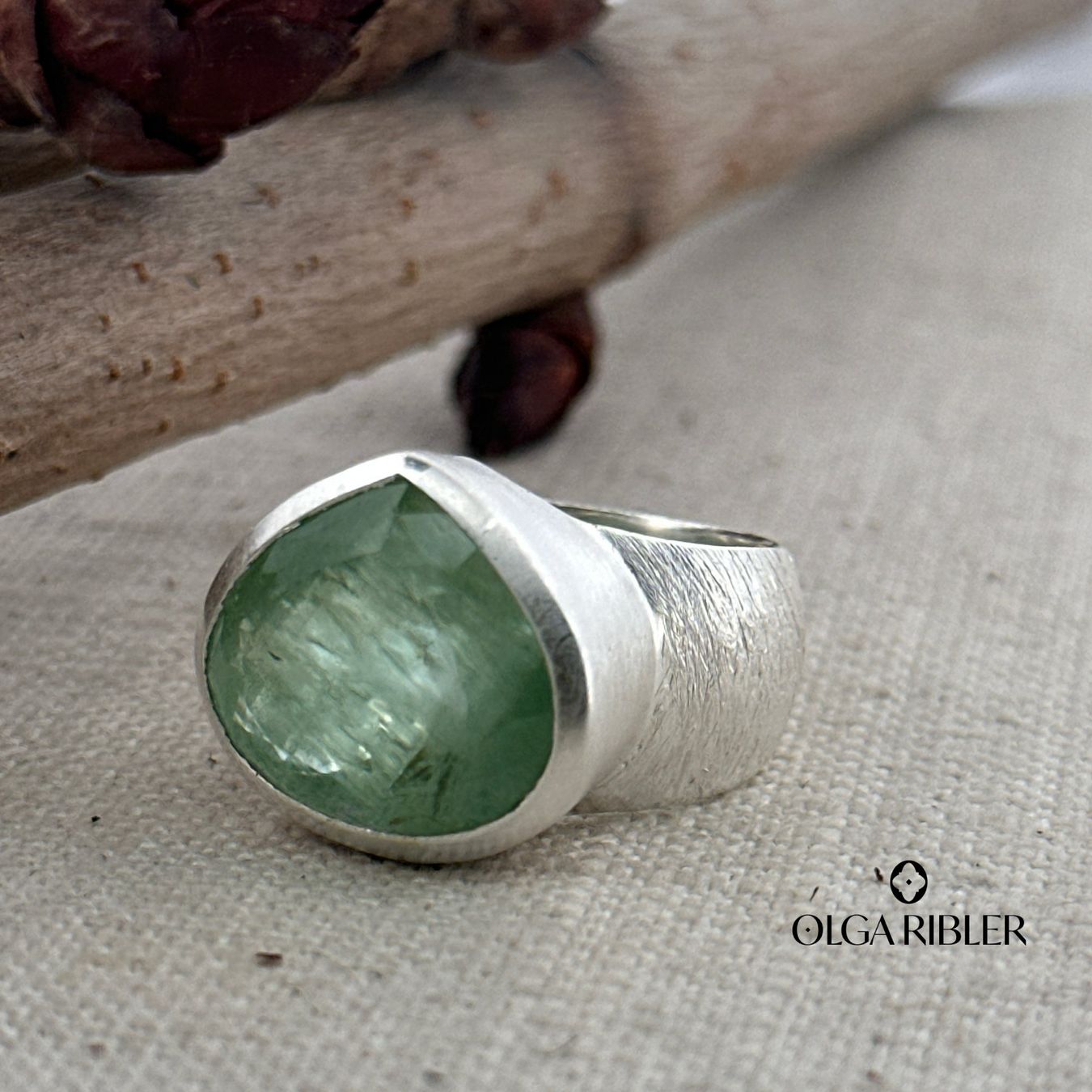 Olga Ribler Anelli: Aquamarine Silberring Grösse 55 – Nuovo (secondo la descrizione) da Luzern venduto da byolgaribleroutlet 3