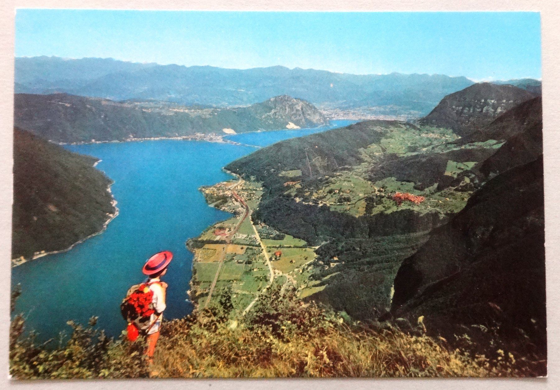 Cartoline postali: Lago di Lugano - Panorama dal Mte Generoso – Usato da Fétigny venduto da Billy2miny