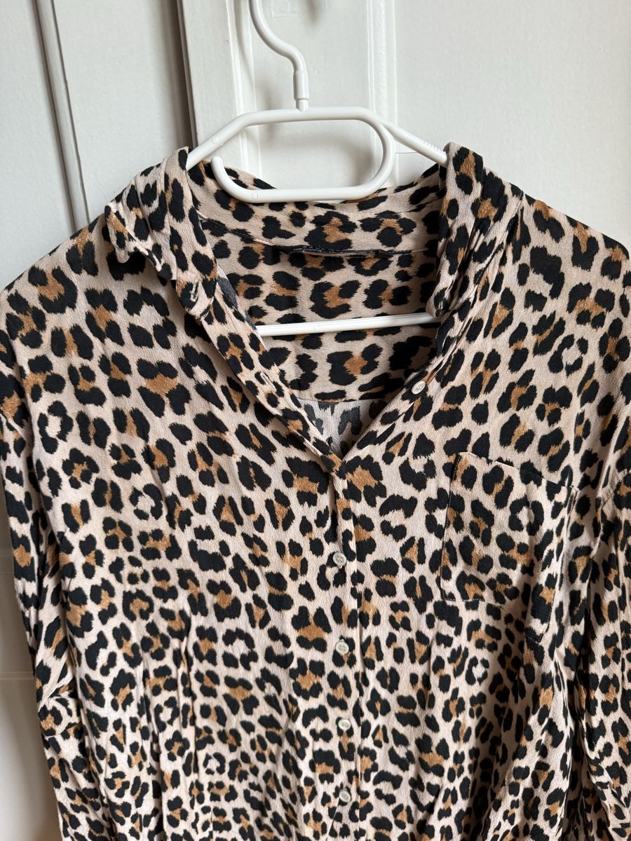 Zara Camicette: Leopard print Shirt - Zara - Size M – Usato da Genève venduto da jul_5xsn 3
