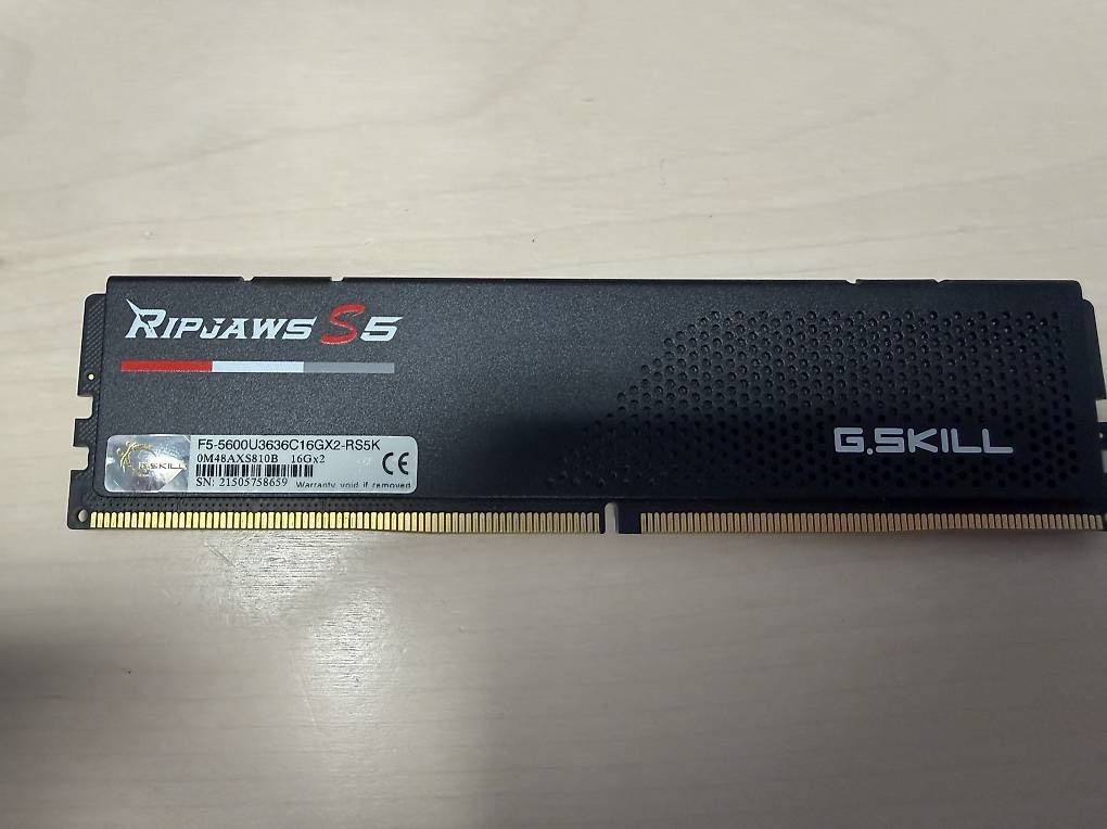 G.Skill Memoria / RAM: G.Skill Ripjaws S5 DDR5 16GB – Usato da Müntschemier venduto da marcner 1