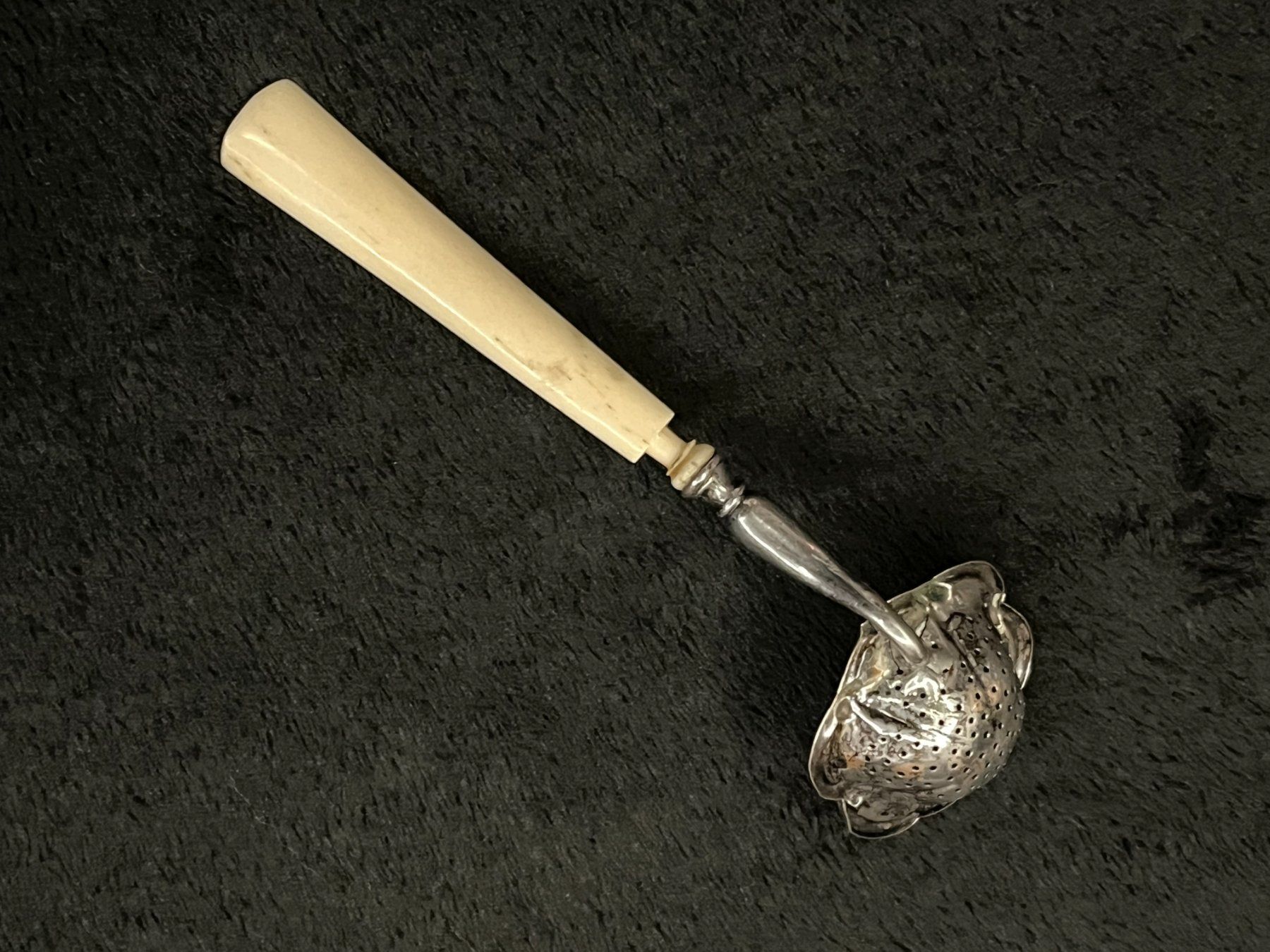Gabeln: Löffel / Teesieb Silber 800 – Gebraucht aus Bettwiesen von wicking27 5