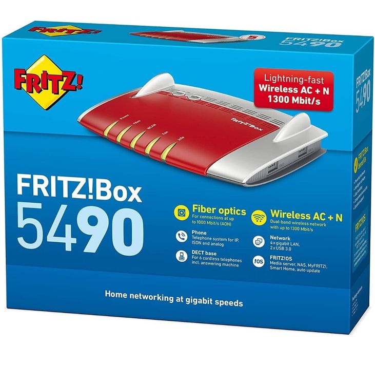 Fiber FTTH-Router FRITZ!Box 5490 2
