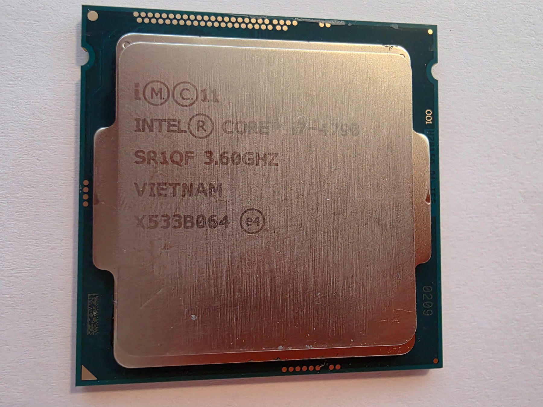 Intel Componenti elettronici: Intel Core i7-4790 Processor – Usato da Cham venduto da swiss_teufen