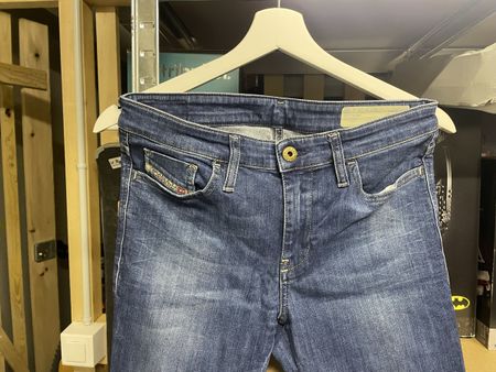 Diesel Skinzee Jeans W30 L32 Slim Skinny Stretch Denim Blue