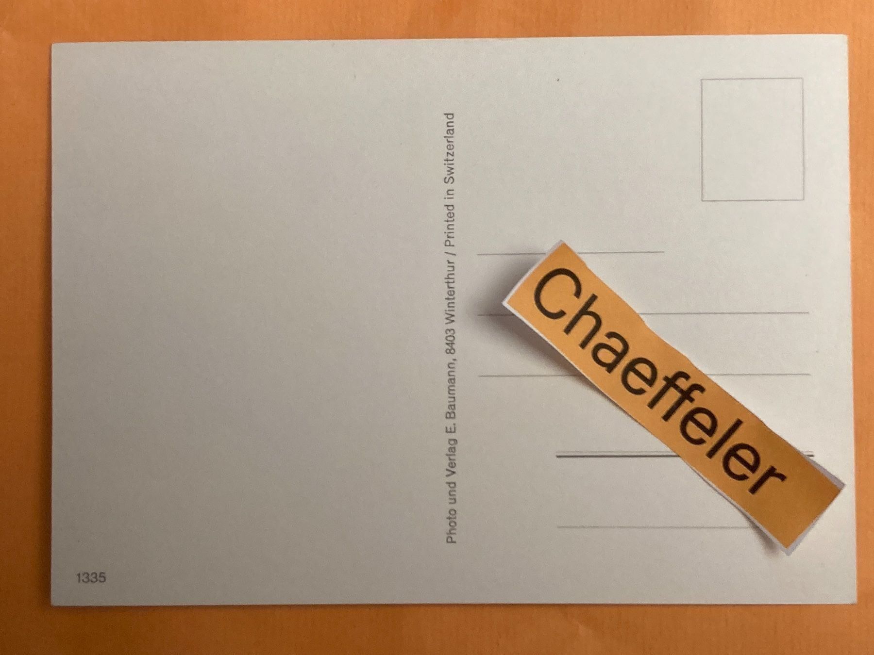 Cartoline postali: Grüsse vom Zürichsee – Usato da Zürich venduto da Chaeffeler 1