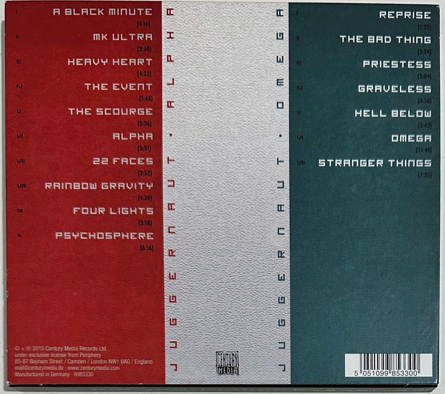 CDs: Periphery – Juggernaut • Alpha / Omega – D'occasion à Martigny par jereq 1