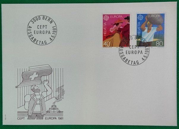 Alle Briefmarken: Briefmarken aus Sammlung. 8 Stk. – Gebraucht aus Burgdorf von XJ6 3