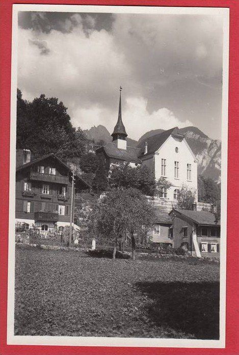 Cartoline postali: WEESEN PROTESTANTISCHE KIRCHE – Usato da Grüningen venduto da Kartenlaube