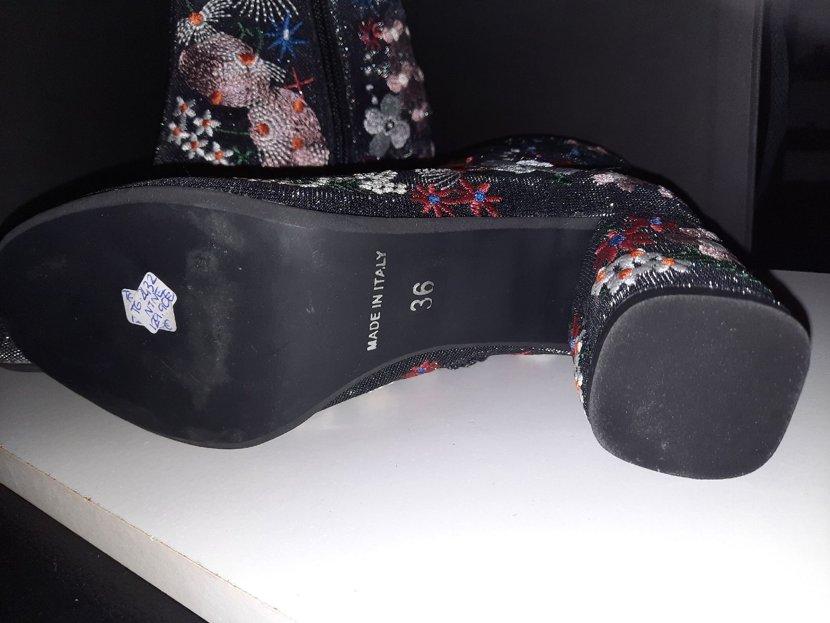 Damenschuhe: stivaletto cangiante ricamato 36 – Neu (gemäss Beschreibung) aus Biasca von Old_6blh 6