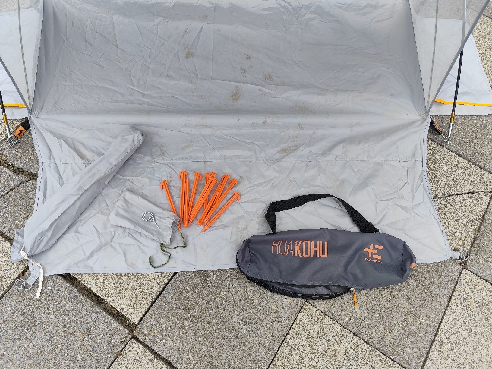 Ombrelloni: Strandmuschel Sonnenschutz Zelt grau – Usato da Mönchaltorf venduto da Vitalienbruder 5