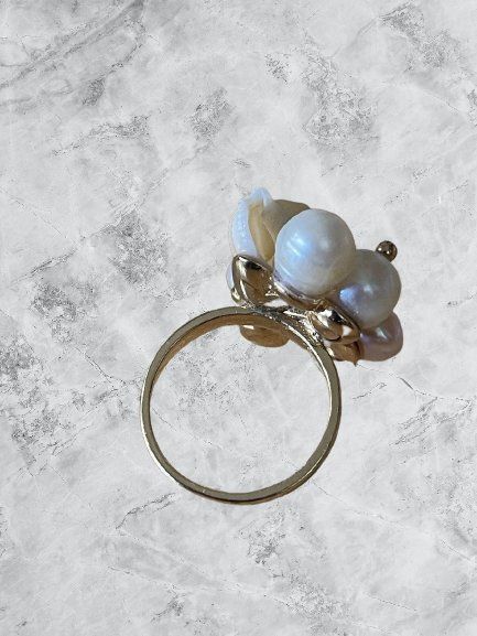 Anelli: Bague avec perle naturelle – Usato da Genève venduto da TradeCH