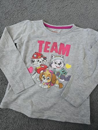 Mädchen Langarmshirt Paw Patrol Grösse 104-110 