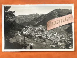 Ansichtskarte Davos Platz 1942 gelaufen guter Zustand
