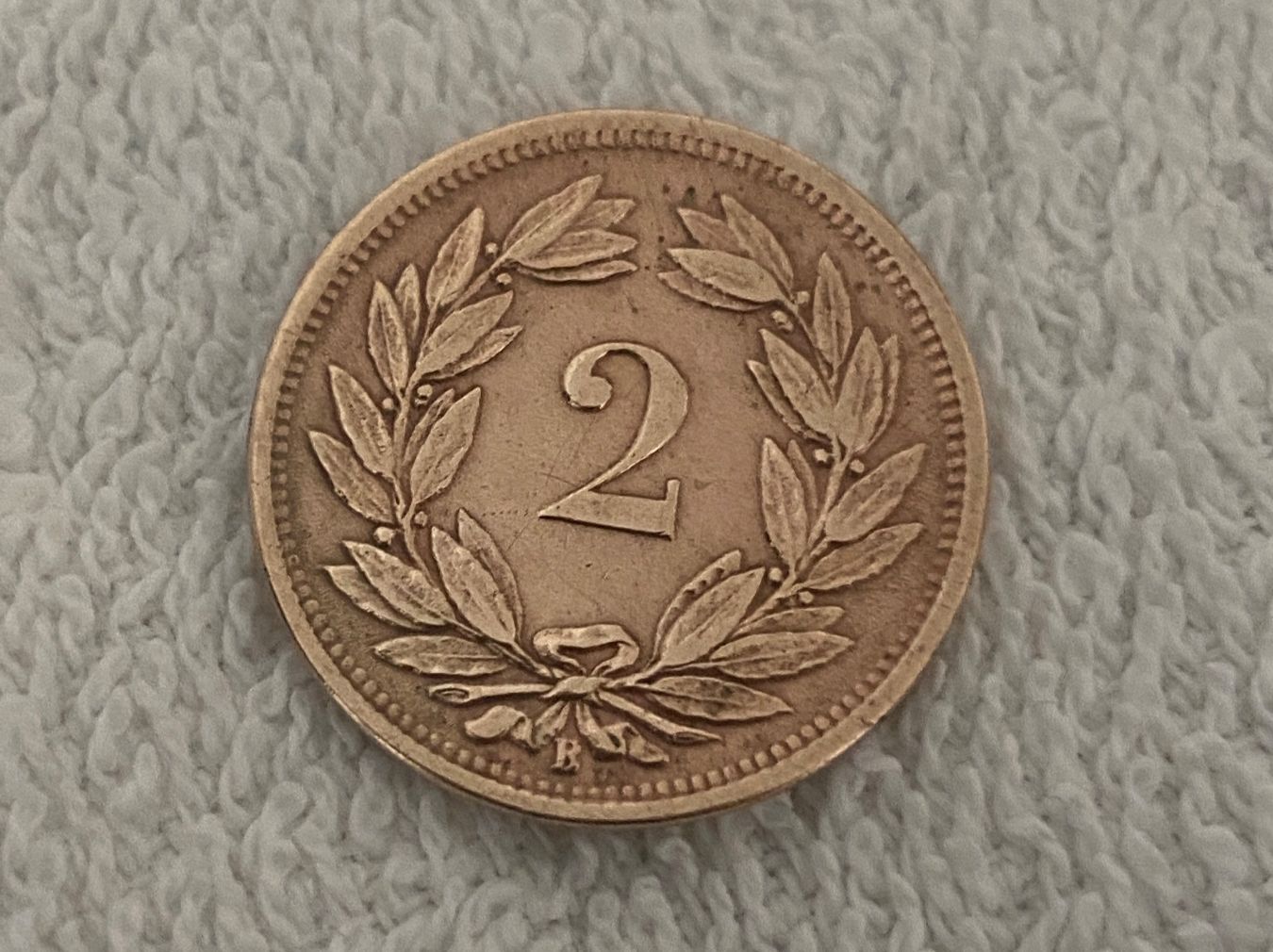 Tutti le monete: 2 centimes/Rappen 1866 B Abart – Usato da Nyon venduto da Ilmi09 1
