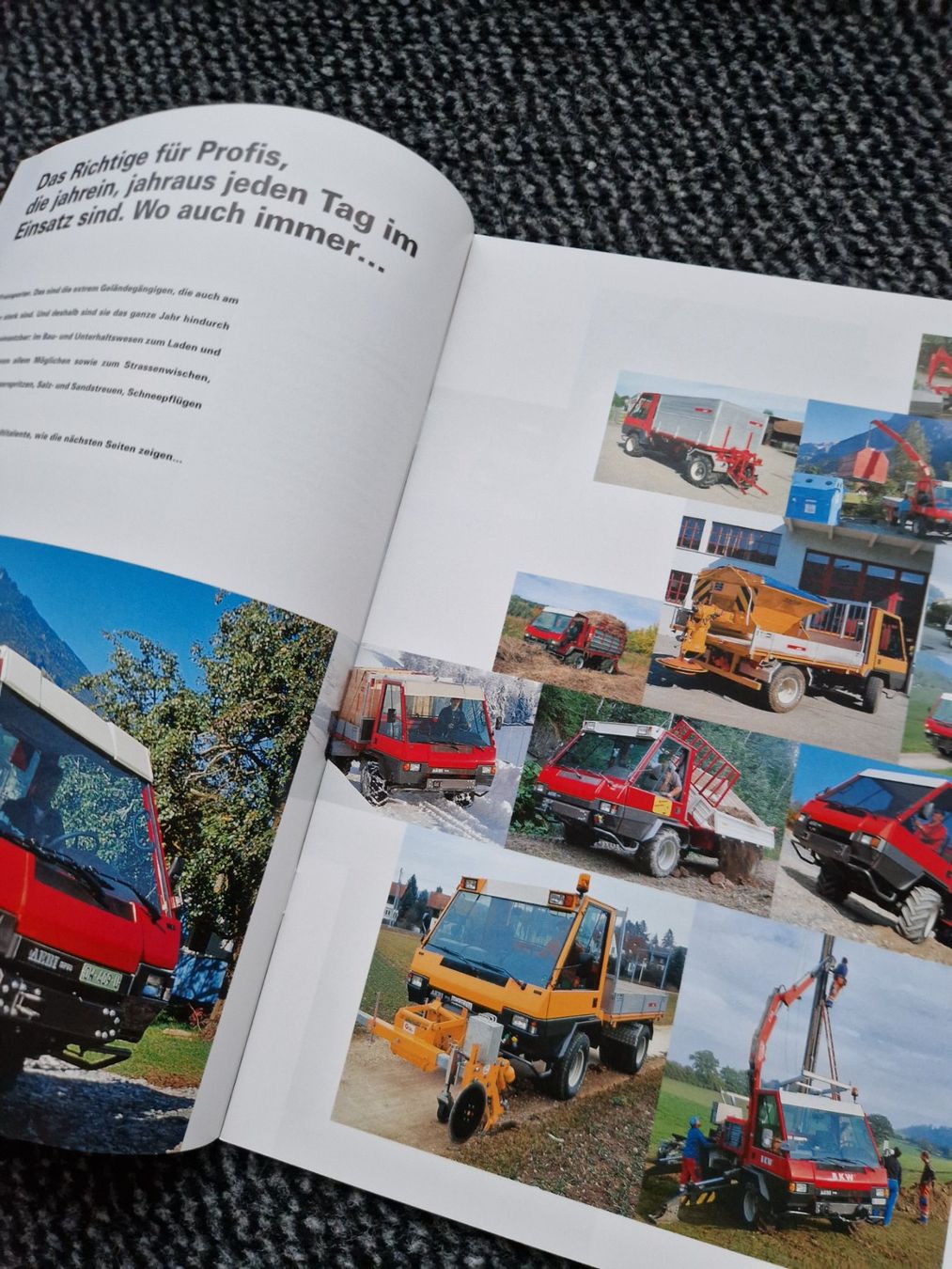 Aebi Trattori: Original Prospekt Aebi Transporter Kommunal – Usato da Dürnten venduto da Bachtel84 2