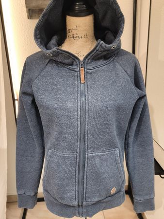 Kapuzenjacke Chicorée blau Grösse M guter Zustand