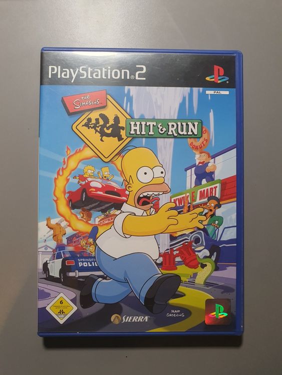 THE SIMPSONS HIT & RUN SONY PLAYSTATION 2 PS2