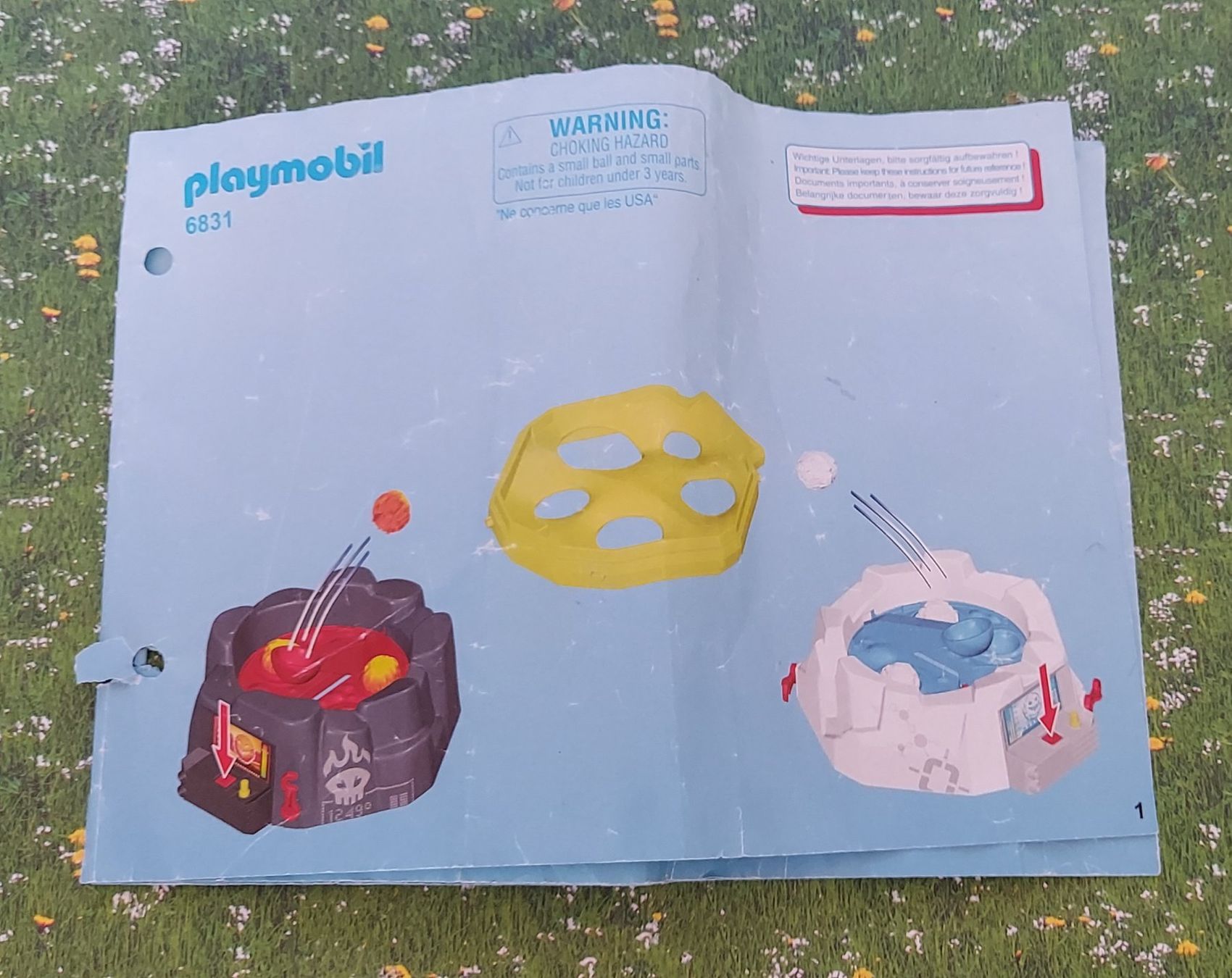 Playmobil Giocattoli: Playmobil 6831 Feuer und Eis Spiel – Usato da Läufelfingen venduto da Rubine 2