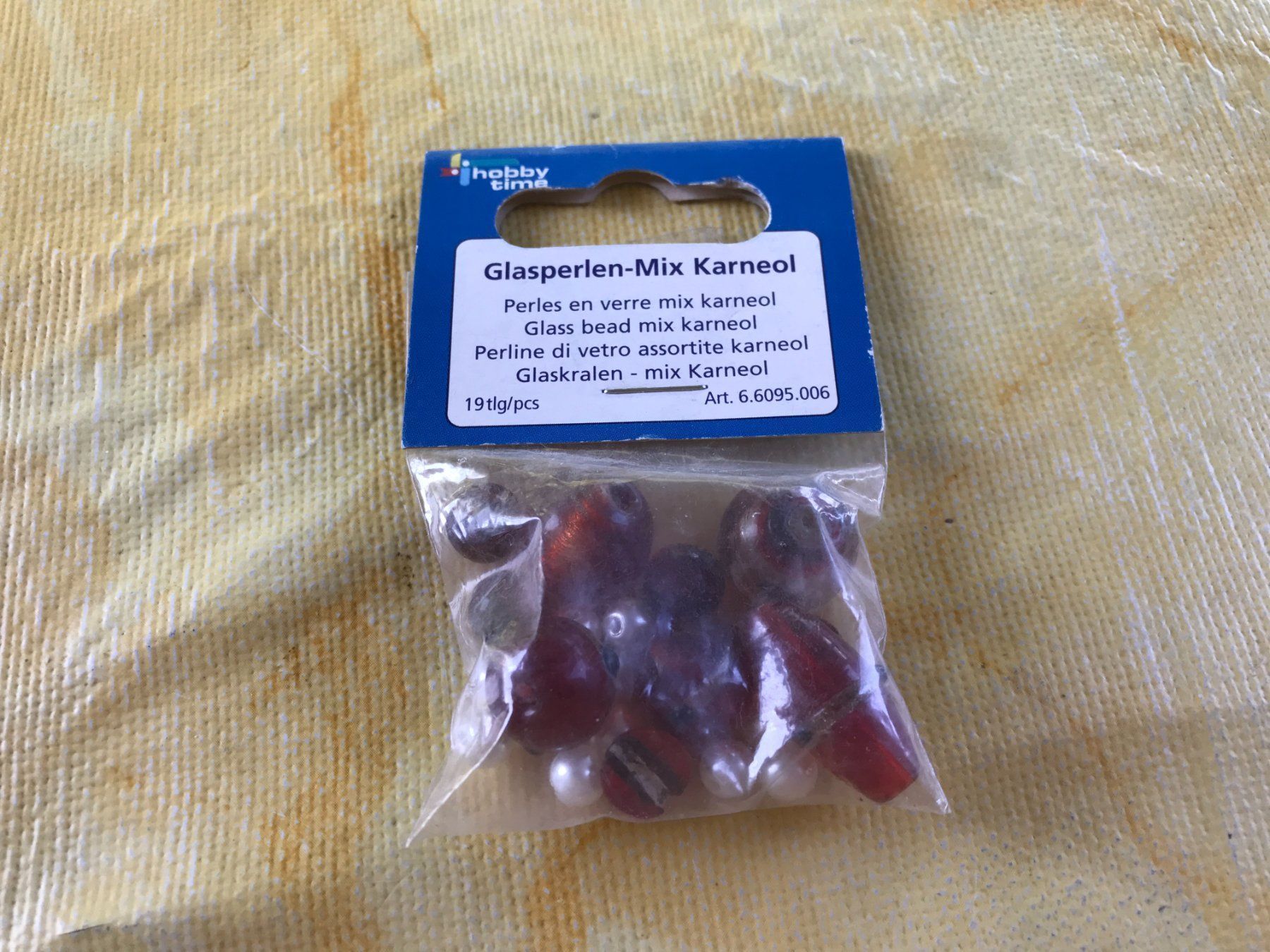 Perle (finte): GLASPERLEN-MIX KARNEOL – Nuovo e nell'imballaggio originale da Ostermundigen venduto da wini63