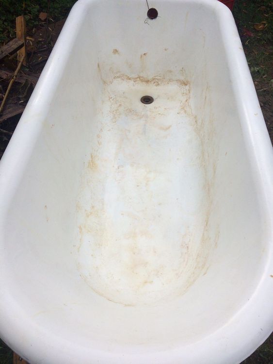 alte Badewanne mit Füssen für Garten Kaufen auf Ricardo