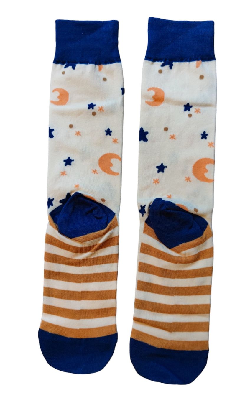 Calze: Socken Mond / Sterne / Stars / Moon – Nuovo e nell'imballaggio originale da Zürich venduto da amysmith 1