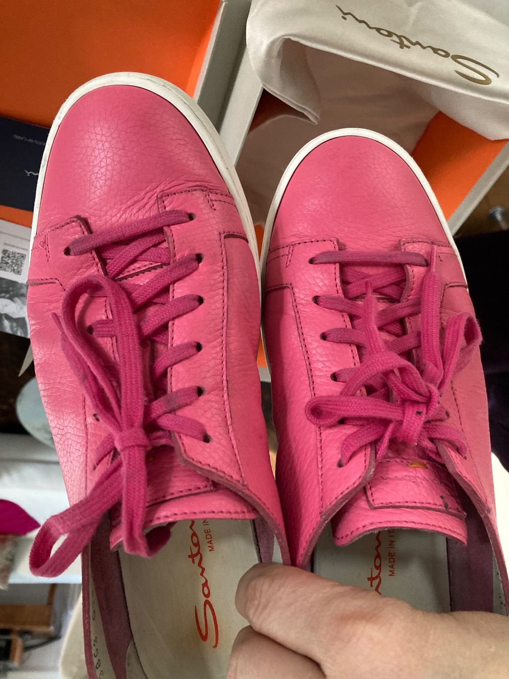 Santoni Scarpe da donna: Original Santoni 40 butterweiches Leder – Usato da St Gallen venduto da mayerka 5