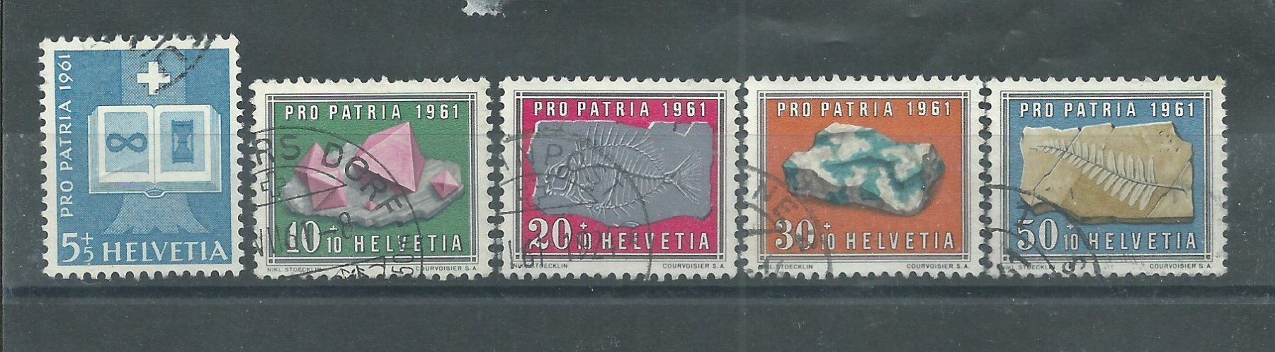 Tutti i francobolli: 1961 Pro Patria – Usato da Trübbach venduto da Sammer51