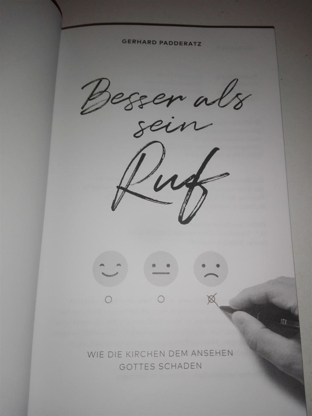 Libri: Besser als sein Ruf (Gerhard Padderatz) – Nuovo (secondo la descrizione) da St. Gallen venduto da elkapone 2